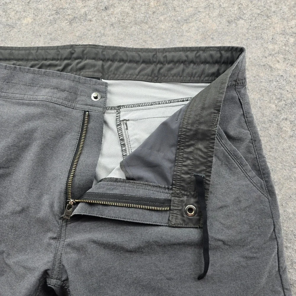 Kuhl Mens Hybrid Shorts Size 38 Gray Quick Dry Hiking Outdoor Drawstring Pockets